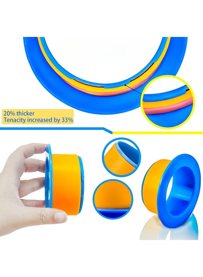 Generic 8PCS Blue Color Plastic Stretch Film Hand Saver Stretch Film Protective Handle Manual Film Puller Fit Wrap Film Core  - Image 2