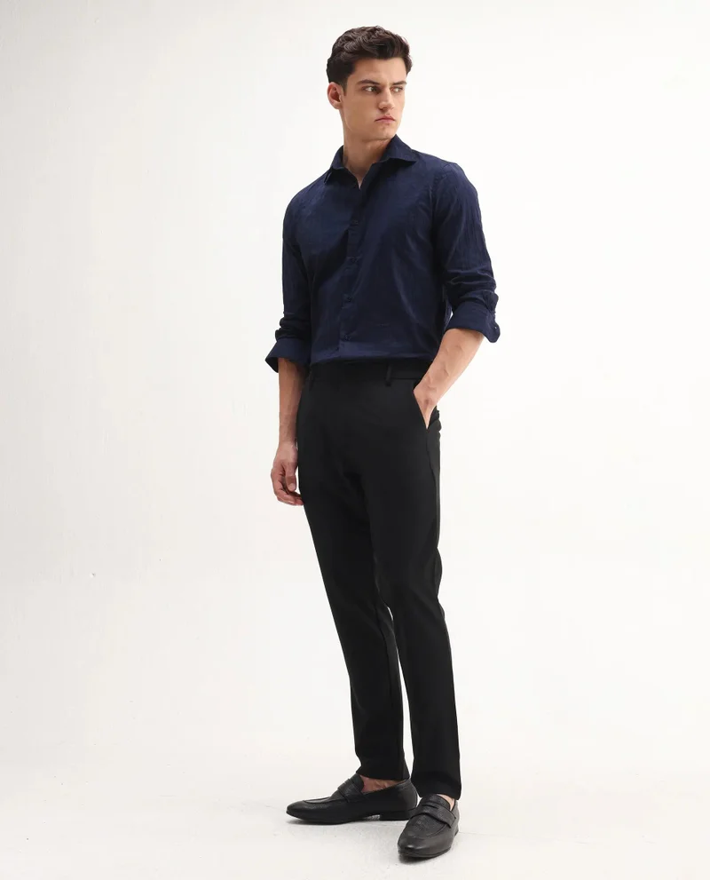 Rare Rabbit Men's 8 Way Stretch Trouser