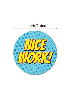 Wownect 6 Style Encouragement Stationary Stickers Round [1inch][500 Pcs Labels] Labels For Envelope Seals Packing Seals cards Gift Boxes Shopping Bags Bouquets Cardboard Decoration  - Image 3