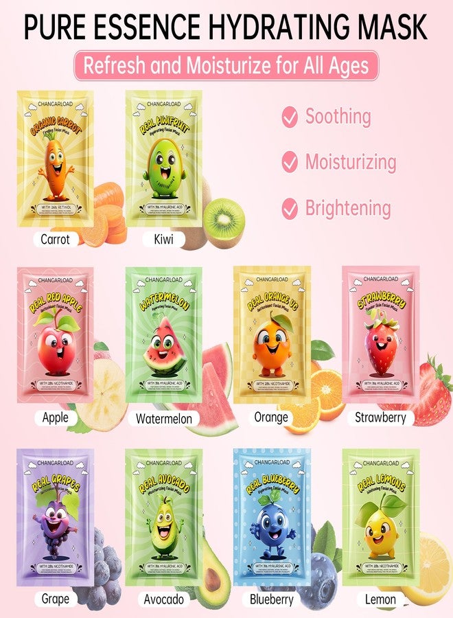CHANGARLOAD 35 Pcs Spa Party Supplies for 5 - Spa Gifts for Women, Girls & Kids | Spa Set with Eye & Face Masks, Lip Balm, Hand Cream, Bath Bombs, Towels & Gift Bags | Spa Kit for Birthdays, Sleepovers, Spa Days - Image 5