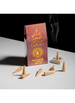 Royal Bakhour Cones – Premium Bakhour Cones with Rich Oud Fragrance for Home, Office & Prayer Room  for Luxury Air Freshening, 30 Cones - Fresh Oudh - view 3