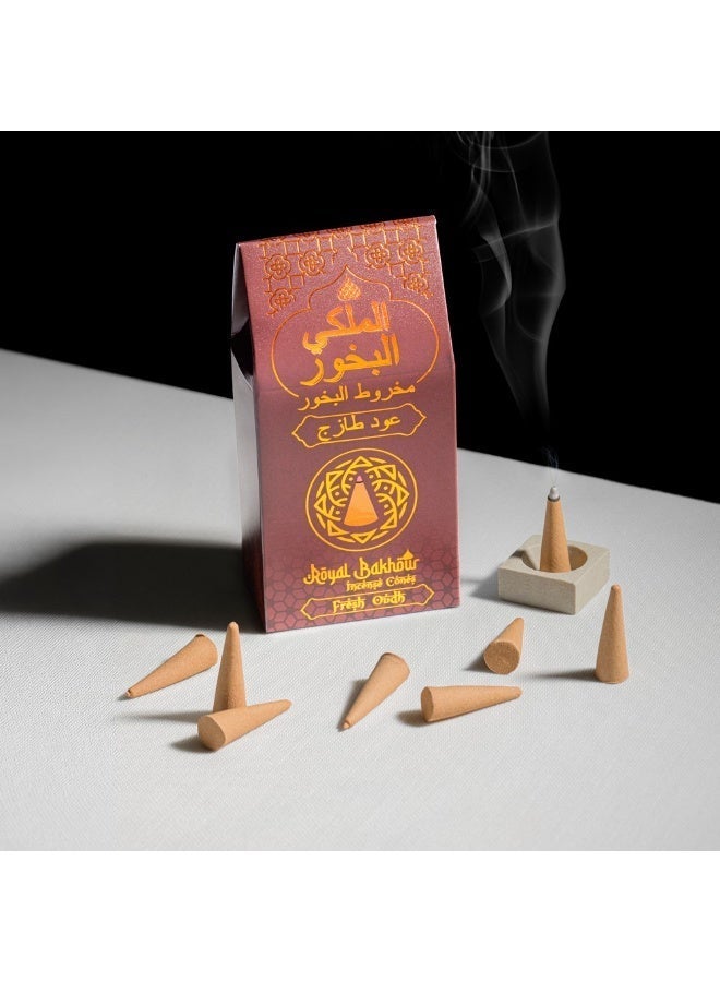 بخور ملكي 30 مخروط بخور عود طازج - Image 3