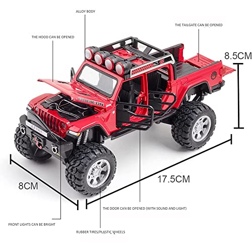 Coelon 1:32 Die Cast Metal Toy Car Ru Bcon Model Car Light Sound No Pull Back, Blue - Image 2