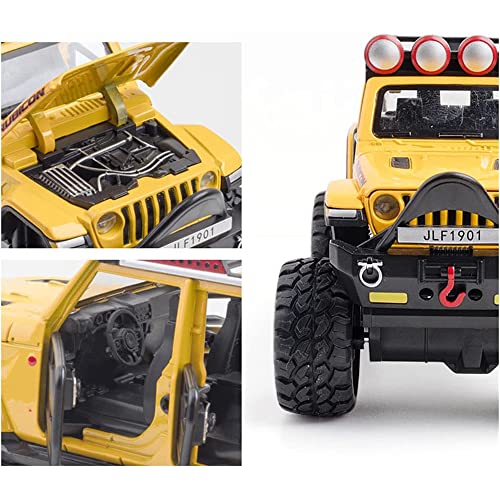 Coelon 1:32 Die Cast Metal Toy Car Ru Bcon Model Car Light Sound No Pull Back, Blue - Image 3