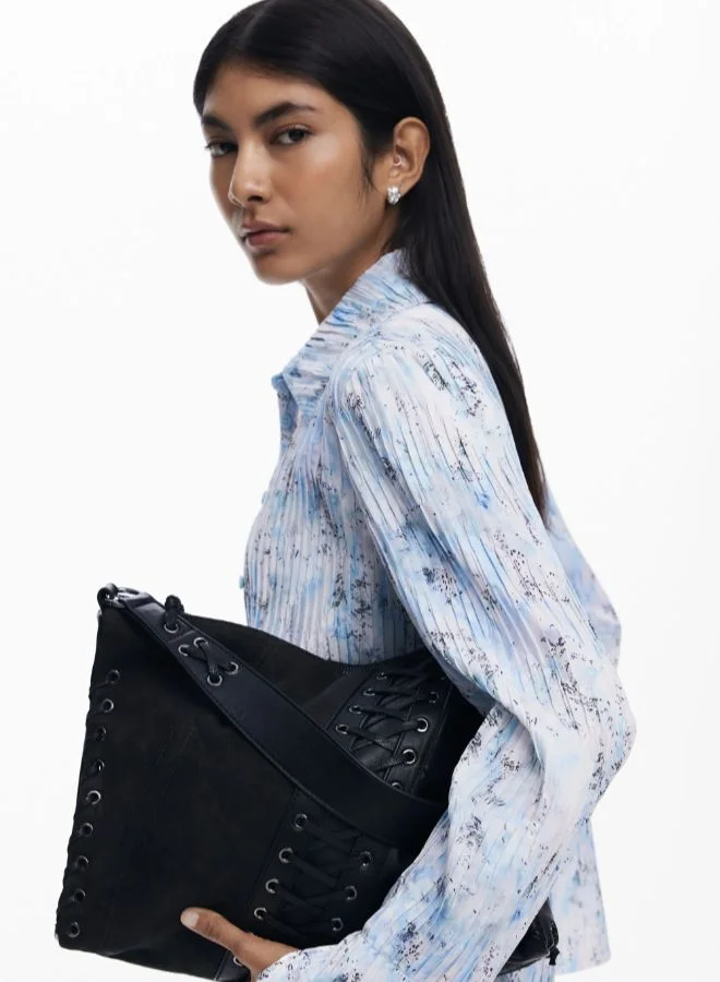 DESIGUAL Medium faux leather crossbody bag