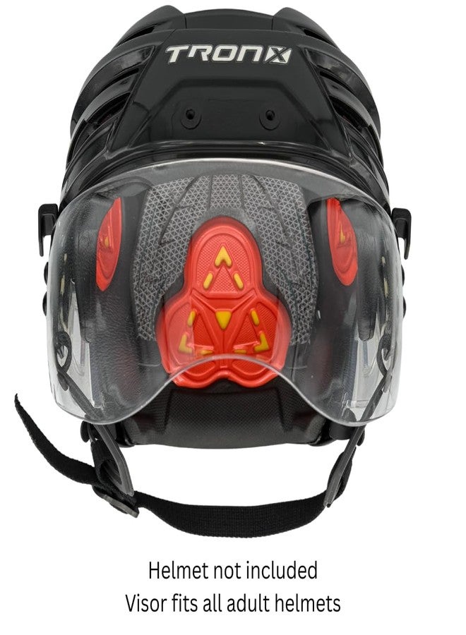 TronX S50 Pro Hockey Helmet Clear Visor (Anti-Scratch/Anti-Fog) CE Certified - Image 3