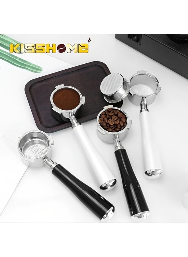 51 مم مرشح بورتافلتر بدون قاع بحبوب الخشب لـ Delonghi Dedica EC680 EC685 مع سلة الفلتر - Image 2