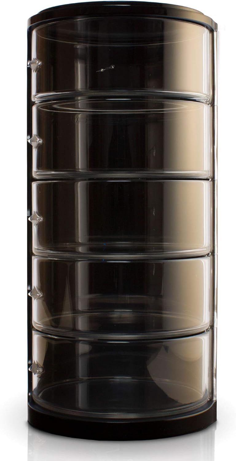 ELYPRO - Acrylic Belt Organizer, Rotating Drawer Storage for Belts, Jewelry, Makeup & Accessories – Transparent, Stackable, Wall-Mountable Design for Closet, Dresser, Vanity – Design Patent Protected - Image 5