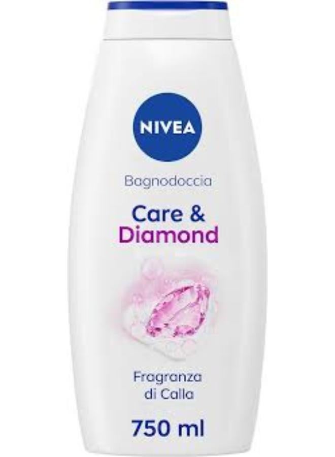 نيفيا NIVEA Creme Shower Gel care & diamond 750ML