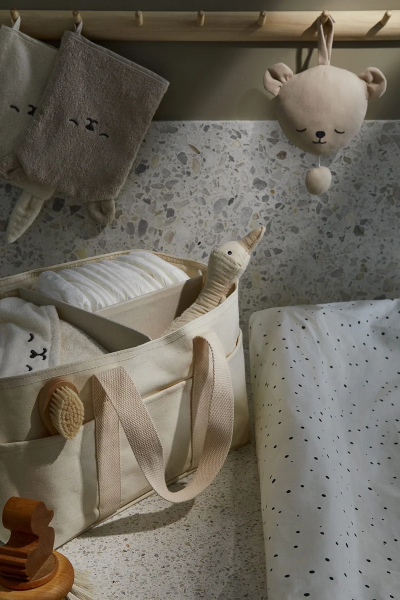 H&M Cotton canvas changing bag