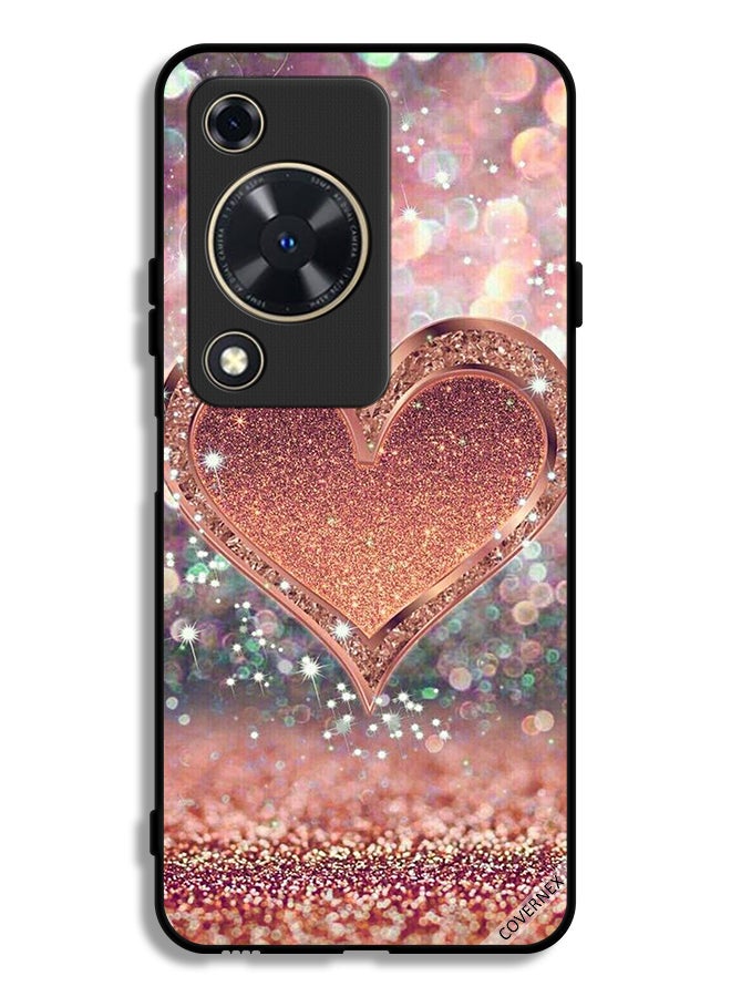 Covernex Huawei Nova Y72S Protective Case Cover Glitter Heart