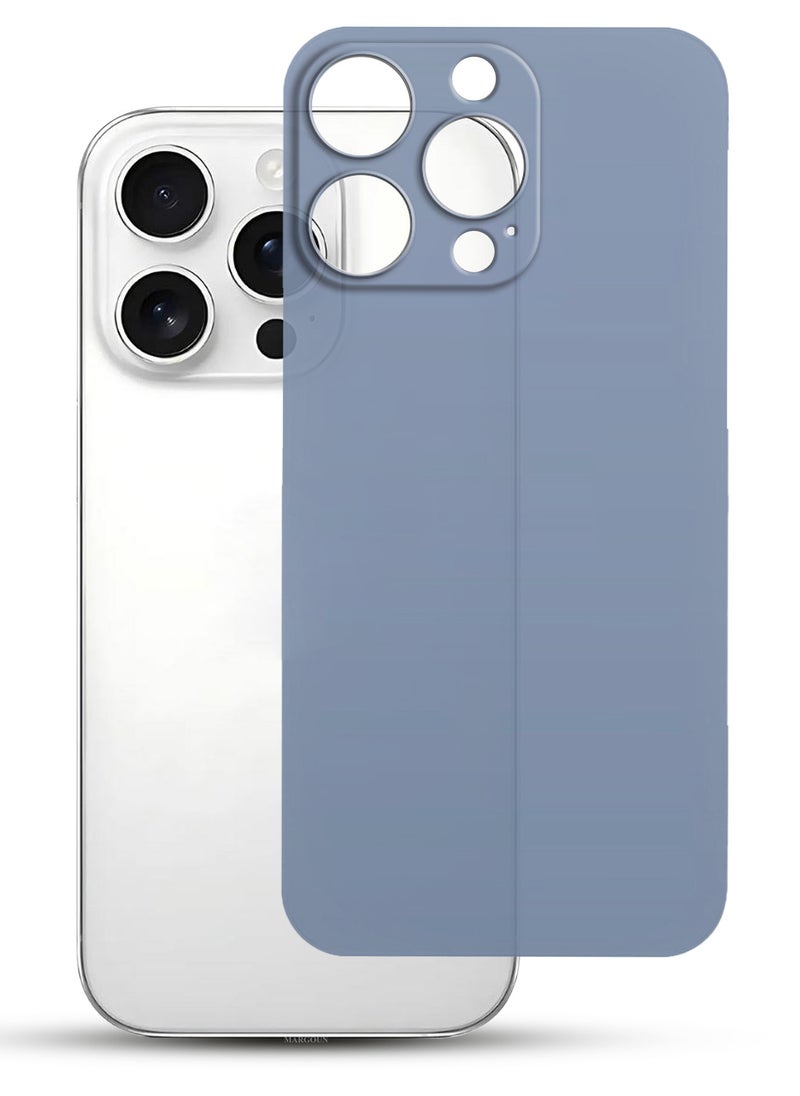 CATANES (for iPhone 15 Pro Max) 2Packs Case Cover Air Skin Series Back Cover Sturdy Durable Thin Case Drop Protection Cover - Transparent Blue  - Image 2