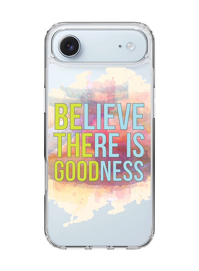 Stylizedd Classic Clear MagSafe Case for iPhone 17 Air , Hybrid Soft Case Flexible Edges Anti Drop TPU PC Gel Thin Transparent Cover [ Designed for iPhone 17 Air ] - Be The Good