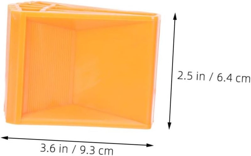 Orange Ladder Skid Rubber Feet Mats 8pcs Slip Resistant Pads Enhanced Grip Easy Installation Protect Floors Prevent Tipping - Image 3