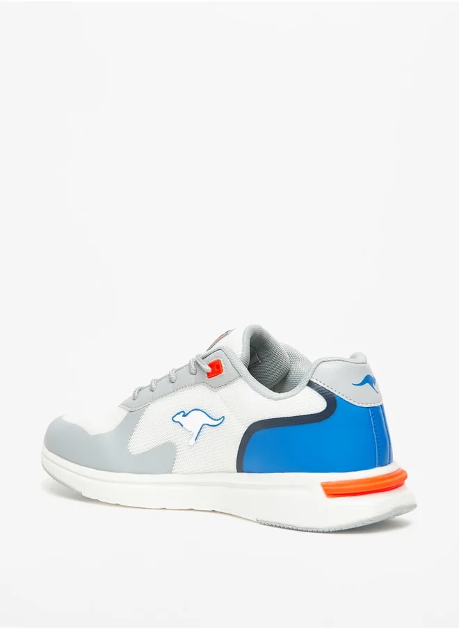 kangaROOS Men's Panelled Lace-Up Sports Shoes