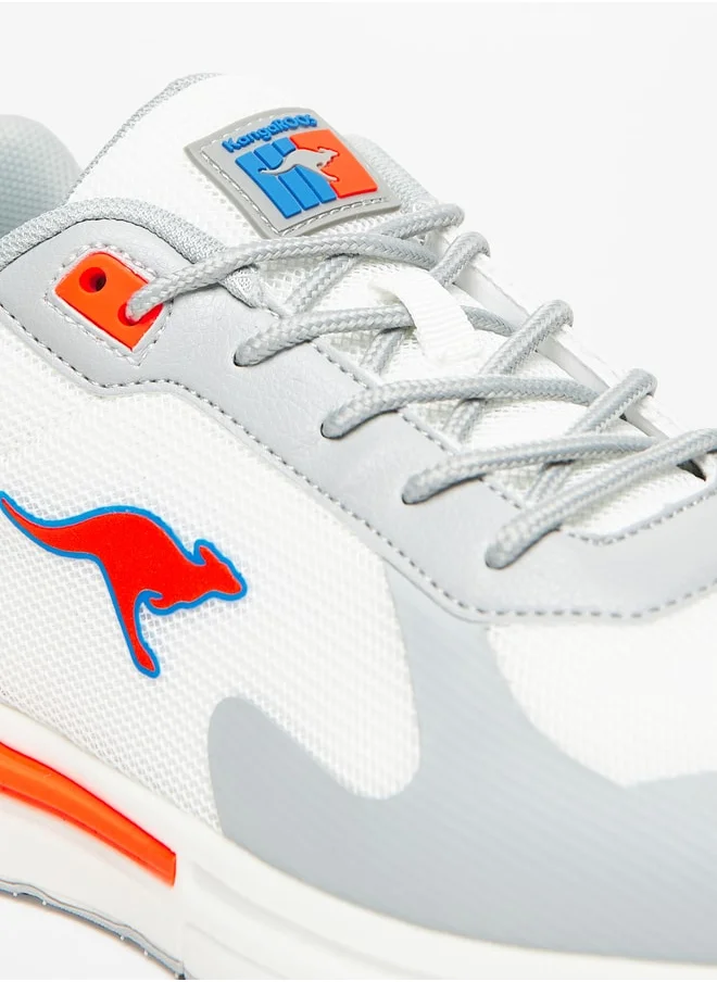 kangaROOS Men's Panelled Lace-Up Sports Shoes
