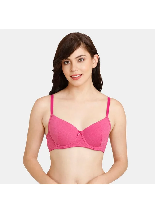 زيفامي Zivame Solid Padded Wired Bra with Adjustable Shoulder Straps