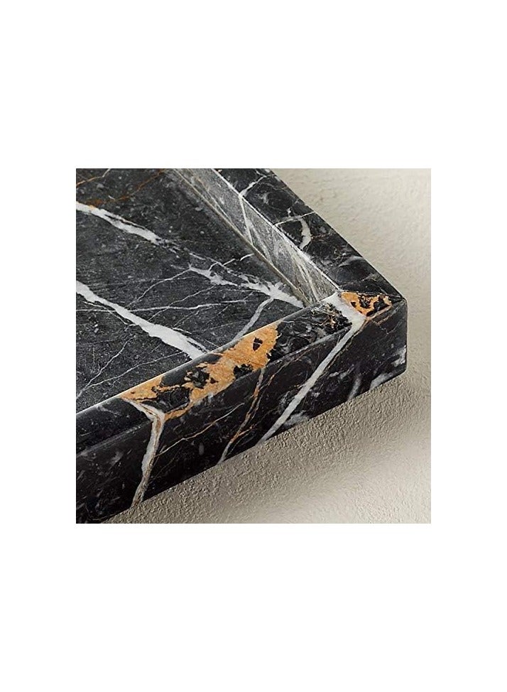 Black and gold marble tray 30x18x3.5cm - Image 3