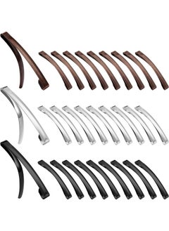 Hotop 30 Pieces Open Center Domed Antislip Metal Hair Clip For Girls And Women Assorted Colors (Slide Barrette)  - Image 1