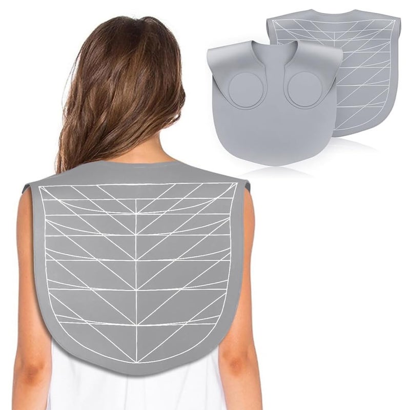 May Create MAYCREATE® Silicone Waterproof Hair Dye Shawl, Hair Cutting Collar with Guiding Lines, Cutting Mat for Hair Stylist, Barber Shop Hair Cutting Pad/Cape for Salon, Hair Cutting Tools Salon Accessories - Image 1