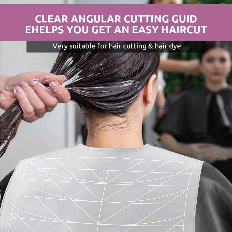 May Create MAYCREATE® Silicone Waterproof Hair Dye Shawl, Hair Cutting Collar with Guiding Lines, Cutting Mat for Hair Stylist, Barber Shop Hair Cutting Pad/Cape for Salon, Hair Cutting Tools Salon Accessories - Image 4