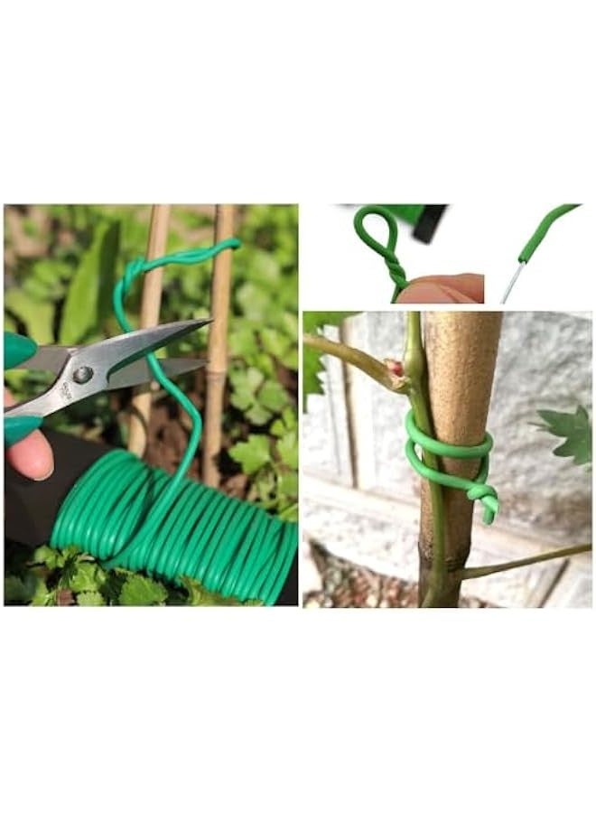 Generic Garden Wire for Plants, Soft Plant Ties for Climbing Plants,Tomatoes,Climbing Roses,Indoor & Outdoor Plants Gardening Supplies Twist Ties (5mm x 10m)  - Image 4
