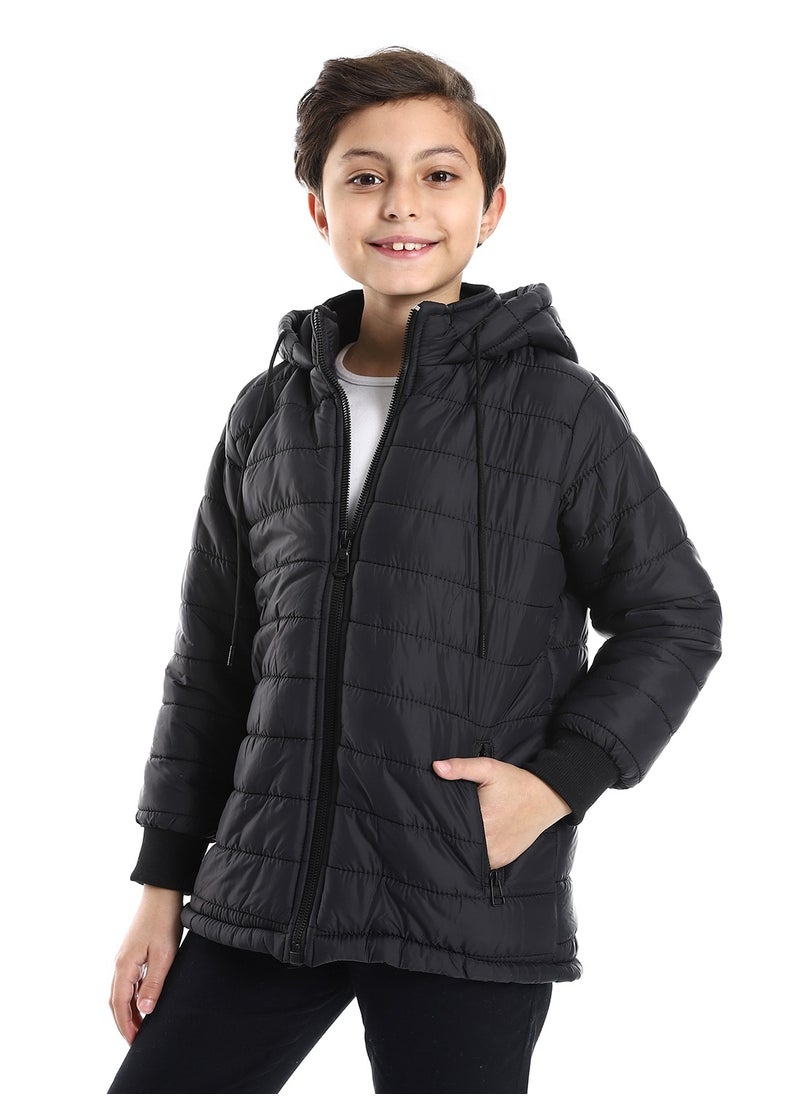 Caesar - Boys Capotene Lining Jacket With Zipper - Image 1