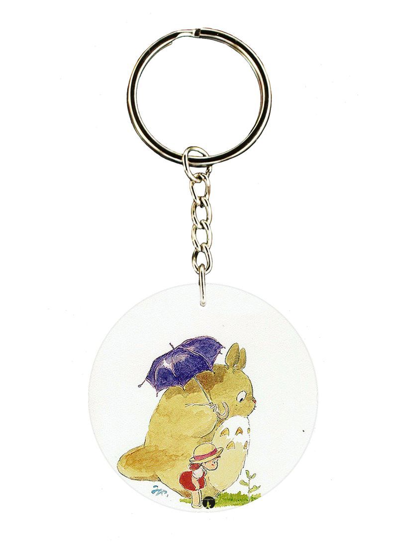 Totoro From Studio Ghibli Printed Keychain