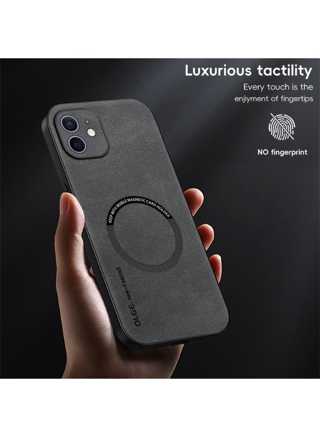 Shockproof protective shell is suitable for iPhone 11, with built-in magnetic suction ring,Black  - Image 2