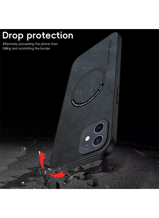 Shockproof protective shell is suitable for iPhone 11, with built-in magnetic suction ring,Black  - Image 5