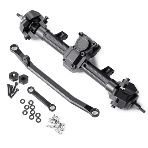 RCLIONS Aluminum Front Axle 4mm Extended for Axial SCX24 Deadbolt JLU C10 Gladiator 124th RC Crawler Car Upgrades Parts - Image 1