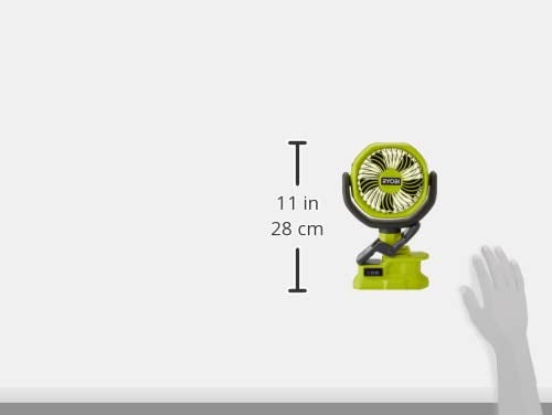 RYOBI RCF18-0 18V ONE+ Cordless 10cm Clamp Fan (Bare Tool) Hyper Green - Image 3