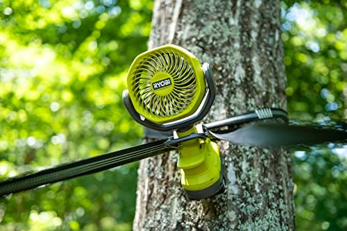 RYOBI RCF18-0 18V ONE+ Cordless 10cm Clamp Fan (Bare Tool) Hyper Green - Image 4