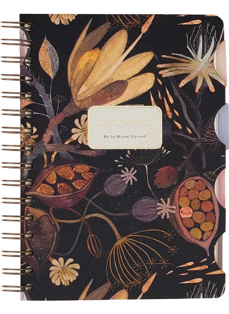 Bruno Visconti Spiral Notebook A5 with 4 Bookmarks, Set of 30. Striped, Make 30. Striped, Make 30. Dotted, Build 30. Straight  - Image 1