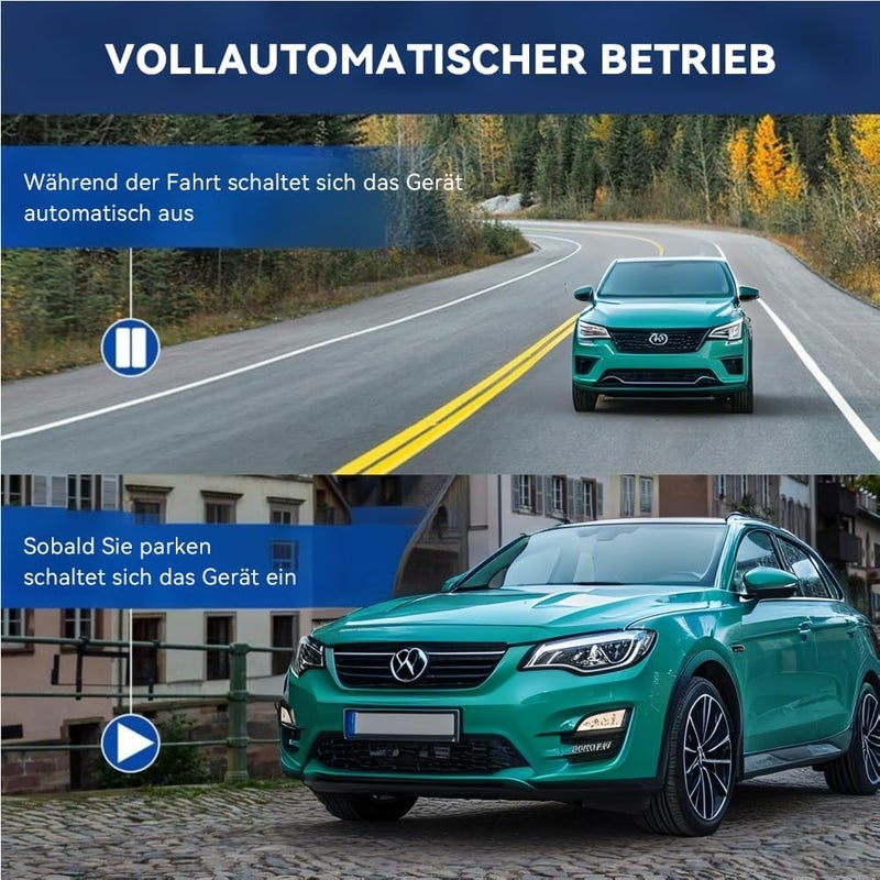 Abnaok Marten deterrent car, 2 modes with multi-frequency ultrasound and flash light, efficient long-term marten defense, 12 V car battery, automatic marten repellent device for engine compartments (1 - Image 5