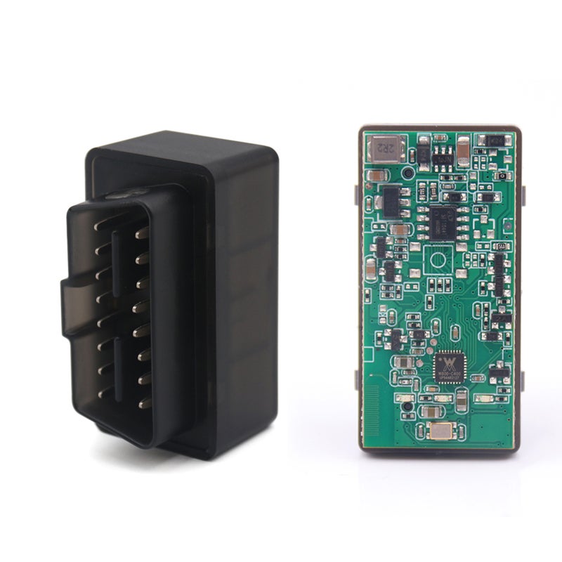 Mini WiFi OBD II Scanner for iOS and Android,Car Check Engine fault, Clear Fault Code, Frame Number, Data Flow, Throttle OBD Fusion, Car Scanner App - Image 1
