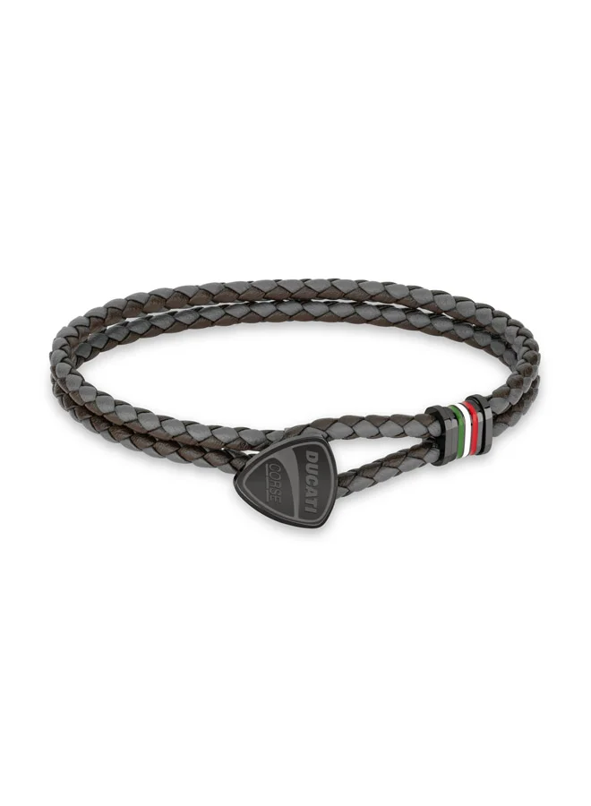 Ducati Corse Ducati Scudetto Brown Bracelet For MenDTAGB2137505