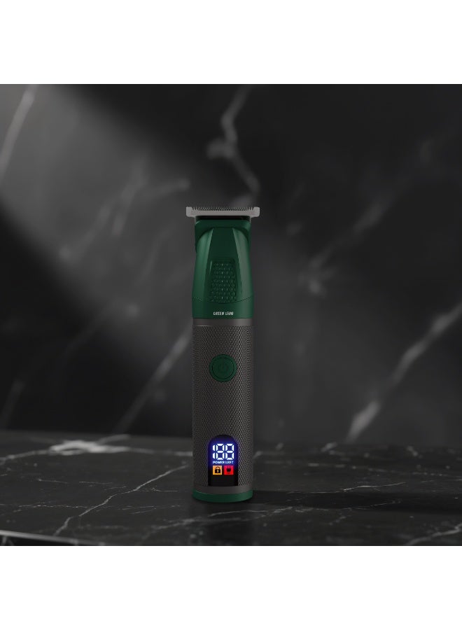 GREEN LION Style Pro 6-in-1 Grooming Kit with Hair, Body, Nose, Ear Trimming , 3 Hours Working Time, USB-C Recharging, Charging Base, IPX6 Waterproof - Green - Image 5