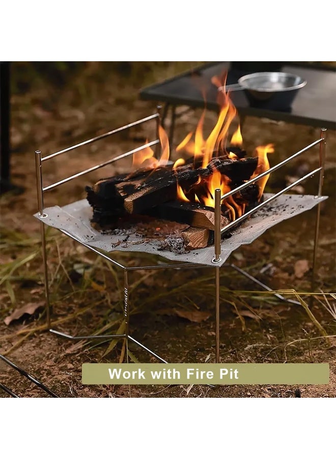 22inch Fire Mesh, Replacement Fire Mesh for Portable Fire Pit, for The Same 22-inch Product on The Market（Two meshes） - Image 4