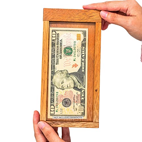 BSIRI ATM Puzzle Box for Adults Secret Brain Teaser Wooden Puzzle Boxes with Hidden Compartments Ideal Mystery Money Jewelry 3D Puzzle Lock Gift Card - Image 5