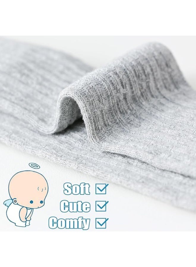 2 Pack Baby Tights, Cable Knit Cotton Warm Leggings, White, for 12-24 Months Toddlers - Image 4