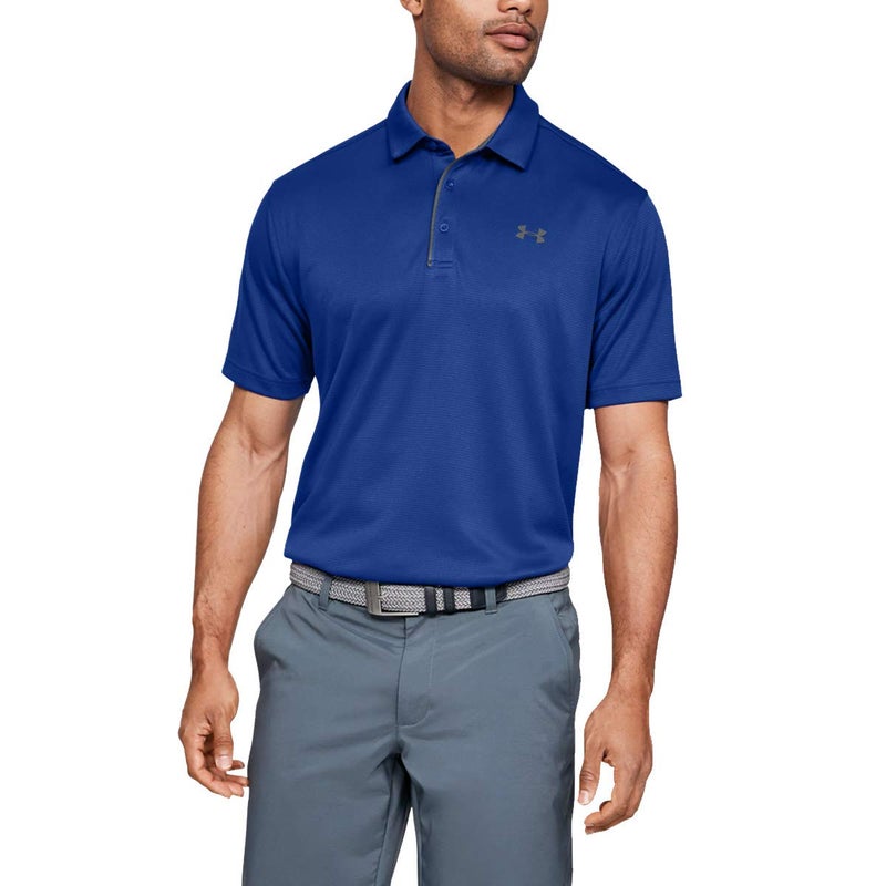 Under Armour Men's UA Tech Polo LG Blue - Image 1