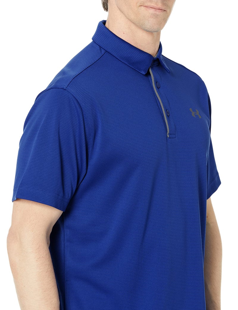 Under Armour Men's UA Tech Polo LG Blue - Image 3
