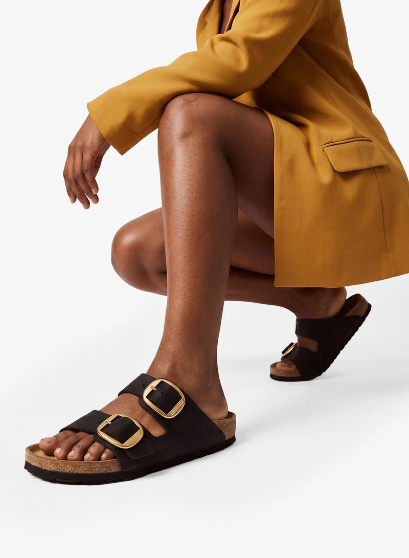 BIRKENSTOCK Black Arizona Big Buckle Regular Fit Sandals for Women | Best Price UAE