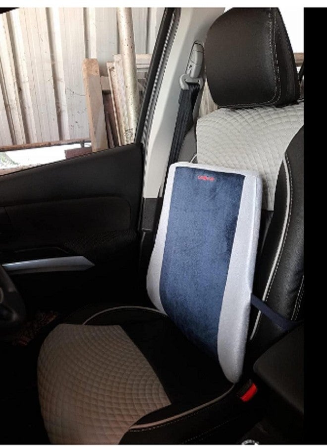 Backfit ® Car Backrest Support Chair and Car Seat for Back Pain Multipurpose Design Lower Backrest Comfort Cushion Back Support (Type 1) - Image 5