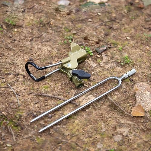 GOLDEAL 2pcs Rod Holders for Bank Fishing, Universal Fishing Rod Rack Stand, 360 Adjustable (2 Pack) - Image 3