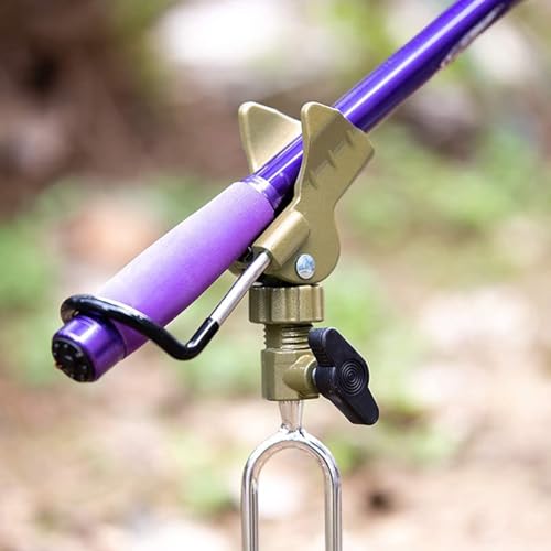GOLDEAL 2pcs Rod Holders for Bank Fishing, Universal Fishing Rod Rack Stand, 360 Adjustable (2 Pack) - Image 2