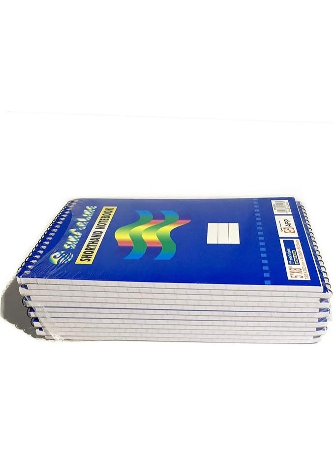 سينارلين دفتر سينارلاين الحلزوني للاختزال (عبوة من 12 دفترًا) - مقاس A5 (5 × 8 بوصات) - Image 3