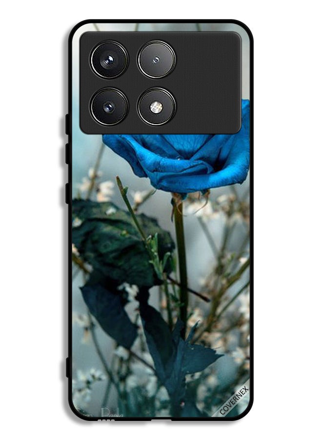 Covernex Xiaomi Poco F6 Pro Protective Case Cover Blue Rose - Image 1