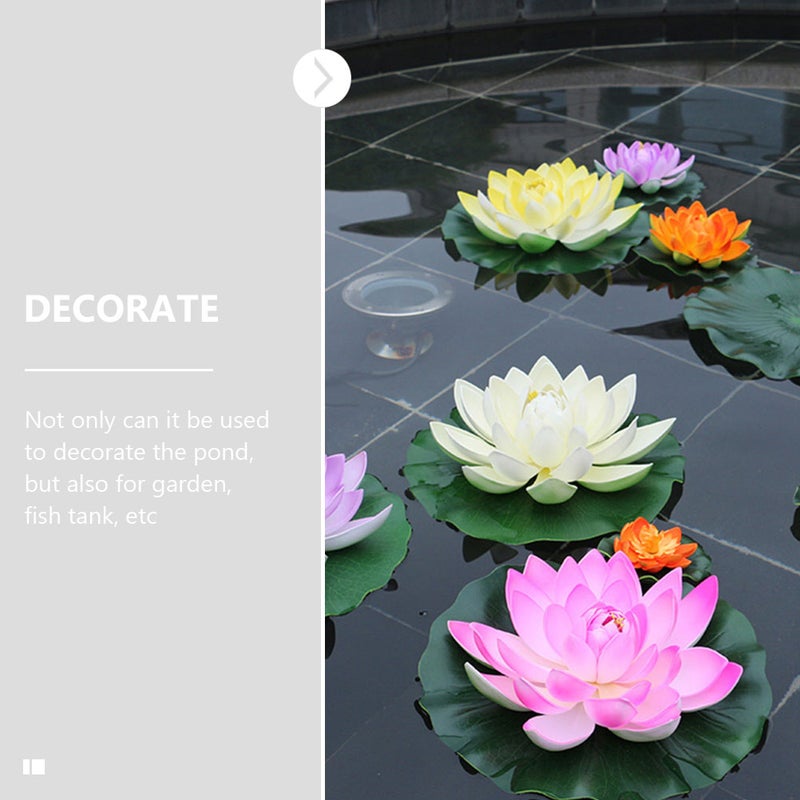 2pcs Artificial -Leaves Garden Fountain Simulation Leaf Fishpond -Leaf - Image 5